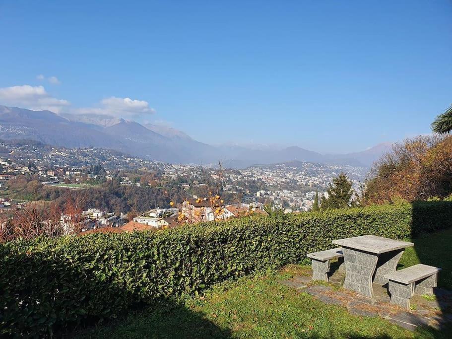 Casetta Accogliente Con Vista Sopra Lugano Paradiso Ngoại thất bức ảnh